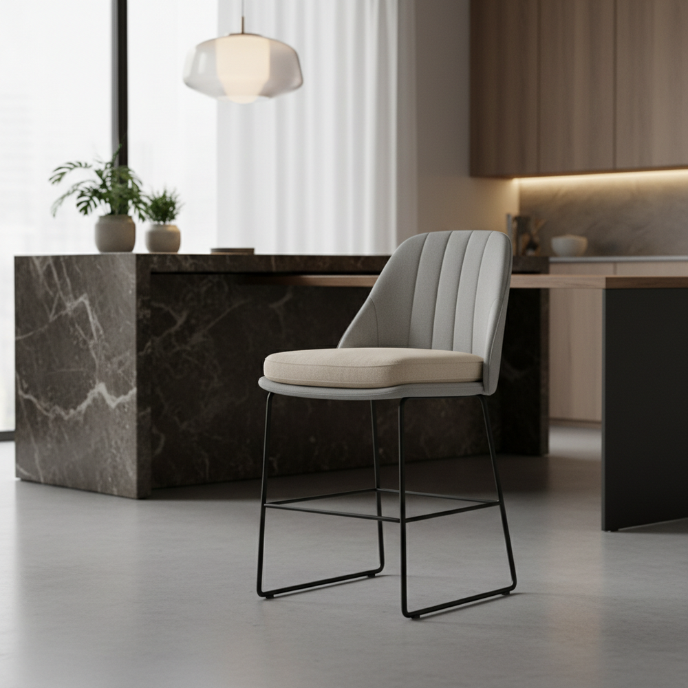 Nityam adjustable bar chairs and revolving bar stools