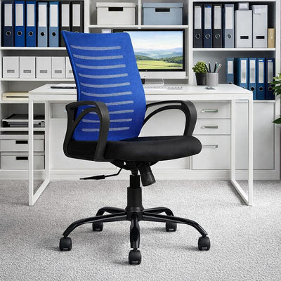NITYAM Office |Gammingr|Study| Meeting| Desk Chair Mesh Office Adjustable Arm Chair