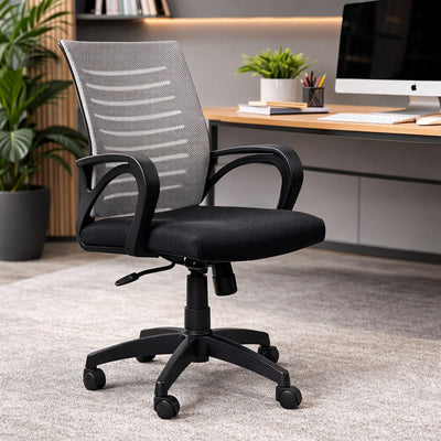 NITYAM Office Chair for Work From Home| Study Chair For Student Mesh Office Executive Chair