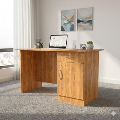 NITYAM Premium Quality Study Table| Desk Table| Computer Table For Storage With Drawer Engineered Wood Study Table