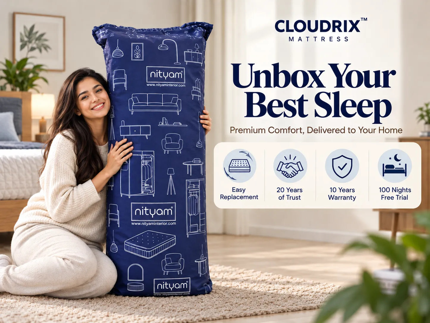 Cloudrix™ - Memory Foam Mattress
