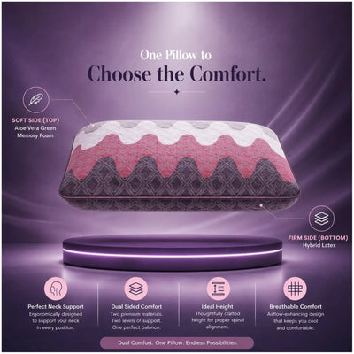 DualReversa™ Hybrid Pillow -Dual Comfort Pillow