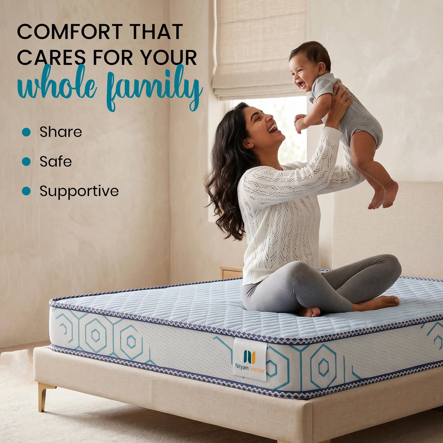 Nityam Dual Comfort HR Foam Mattress with Dual Invert Technology