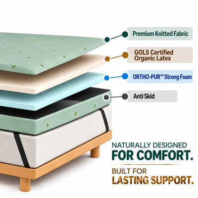 Verdia™ Natural Latex Mattress Topper