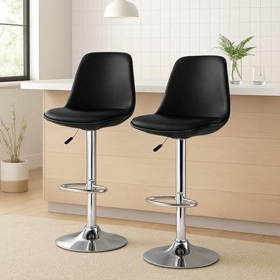 NITYAM Premium Quality Kitchen Bar Stool Chair With Adjustable Height Metal Bar Stool