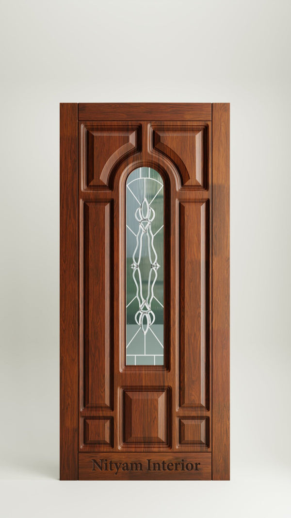 Glass Wooden Door