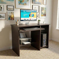 NITYAM Premium Quality Computer Table With Keyboard Tray For Storage Home Office Engineered Wood Computer Desk