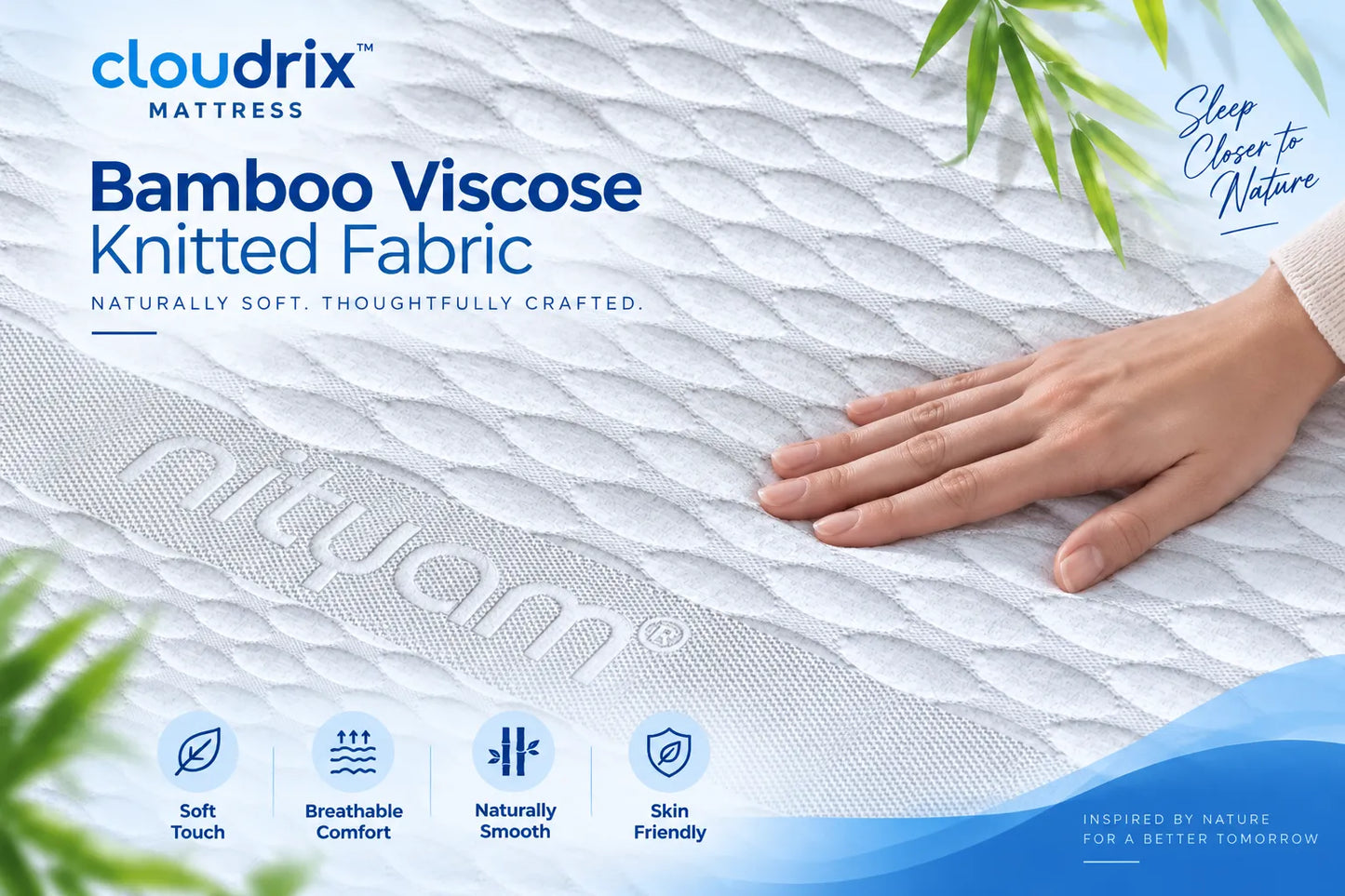 Cloudrix memory foam mattress by Nityam