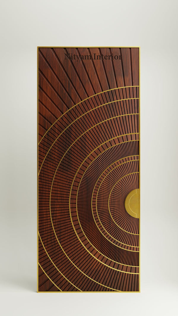 Metal Wooden Door