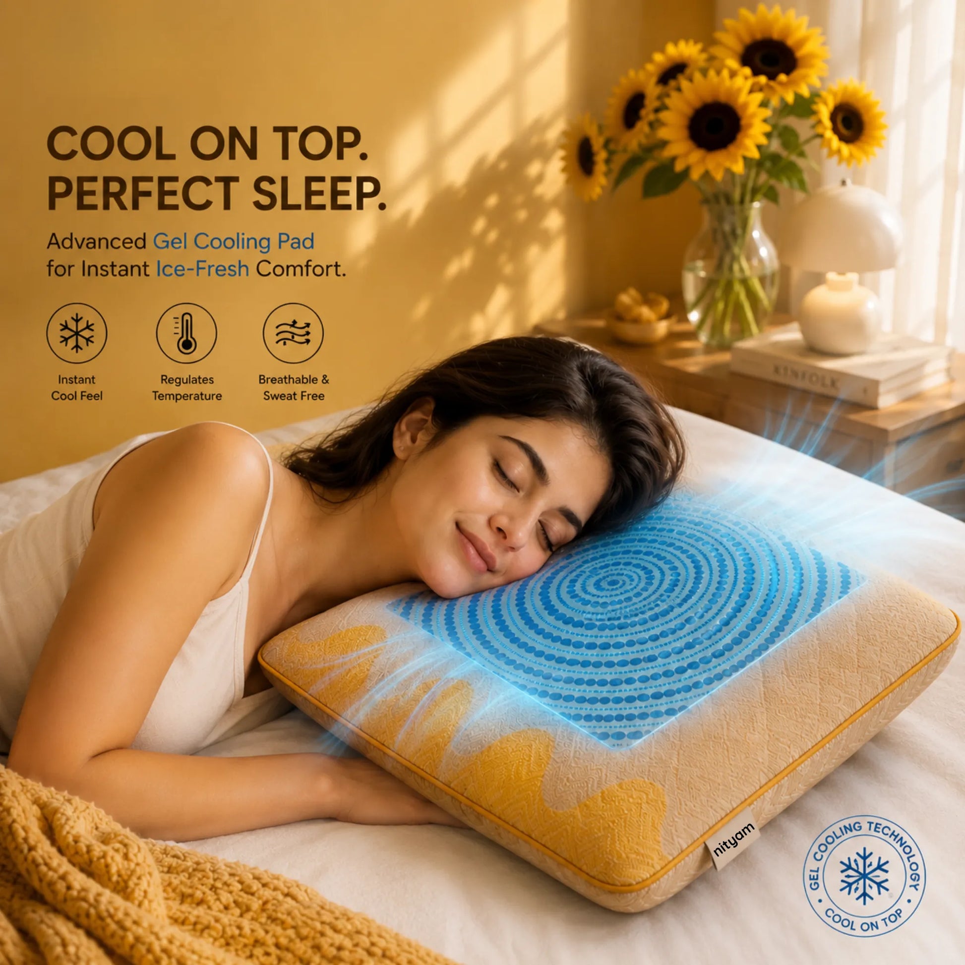 gel hybrid latex pillow