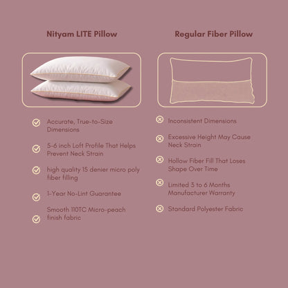 Lite Microfiber Pillow NITYAM