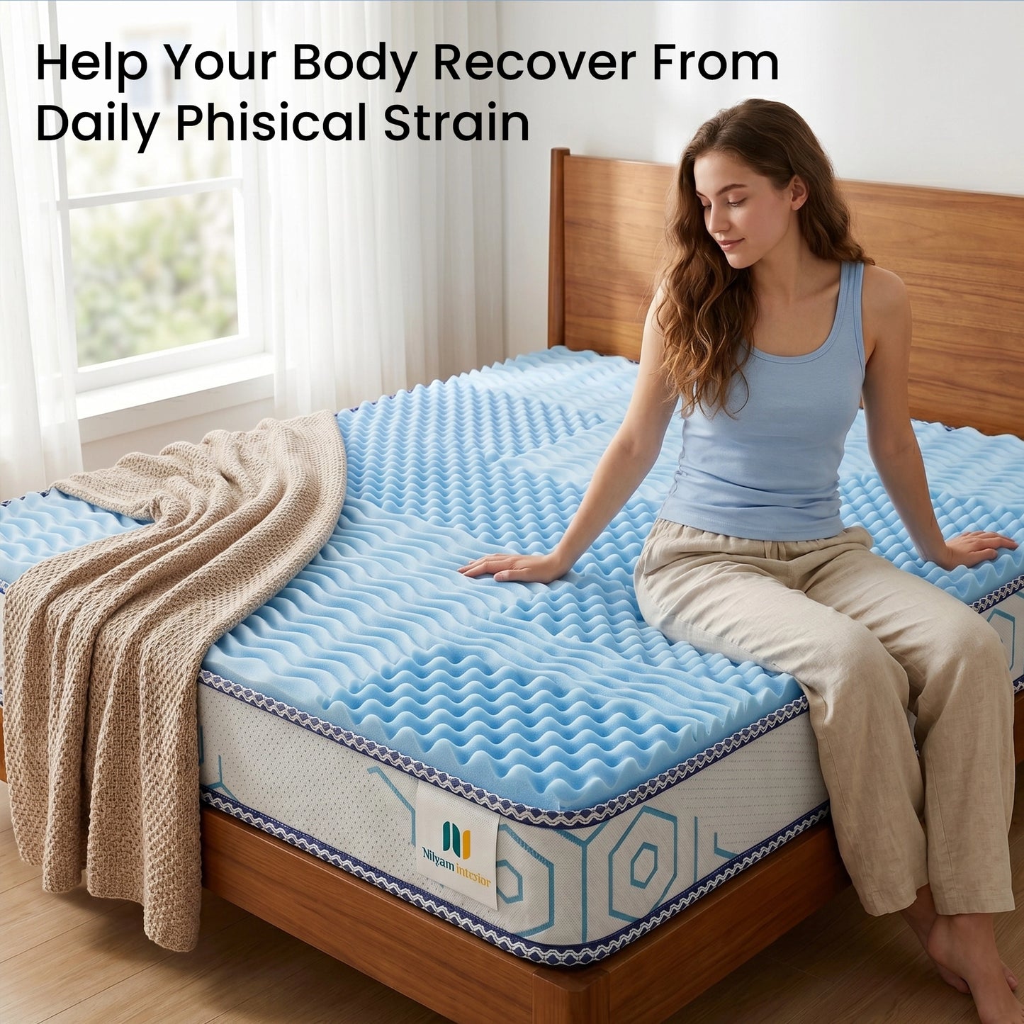 Nityam 7-zone memory foam mattress