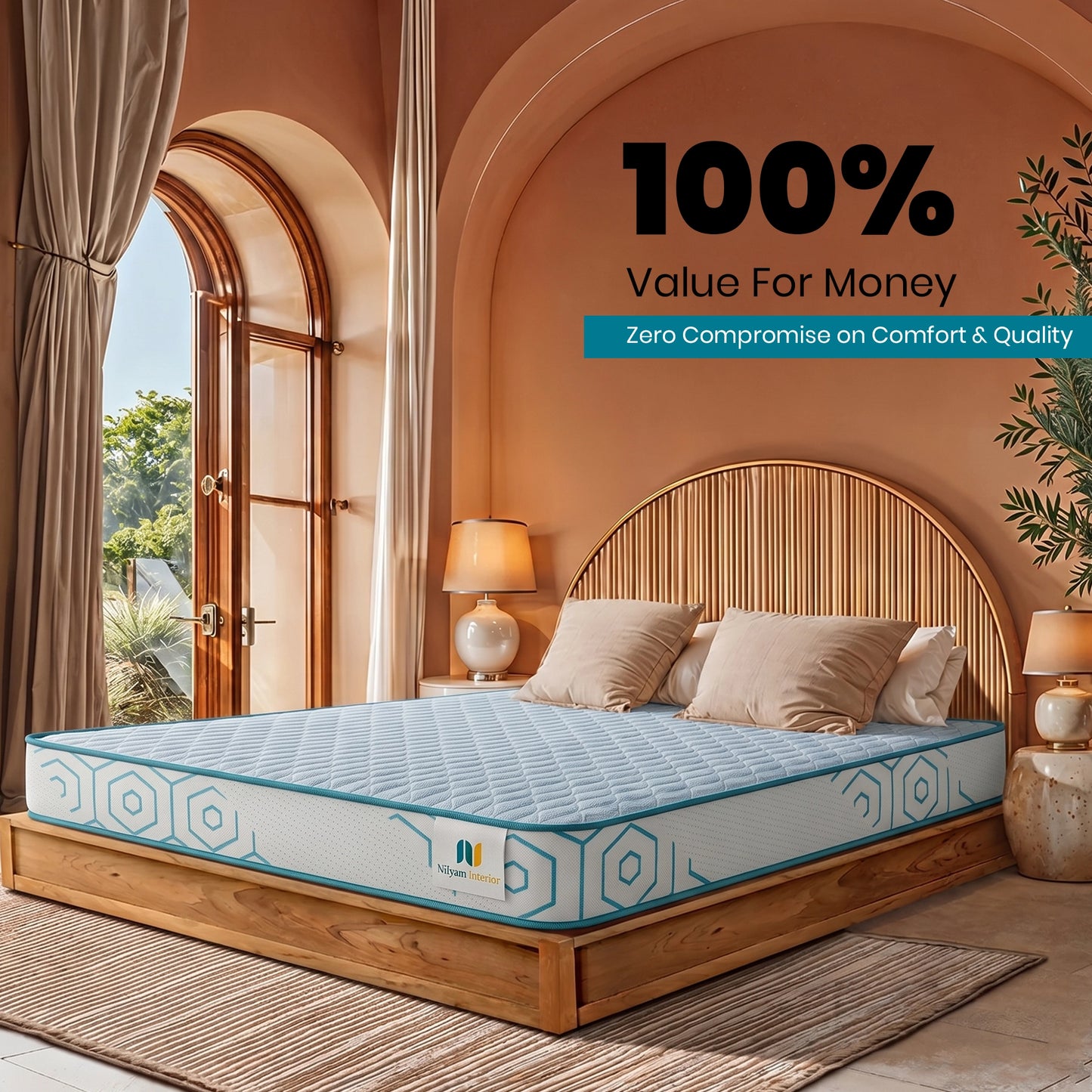Nityam 7-zone memory foam mattress