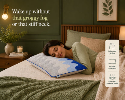 Cloudrix™ Standard Memory foam pillow Nityam