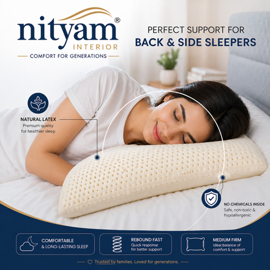 Nityam 100% Natural Latex Pillow