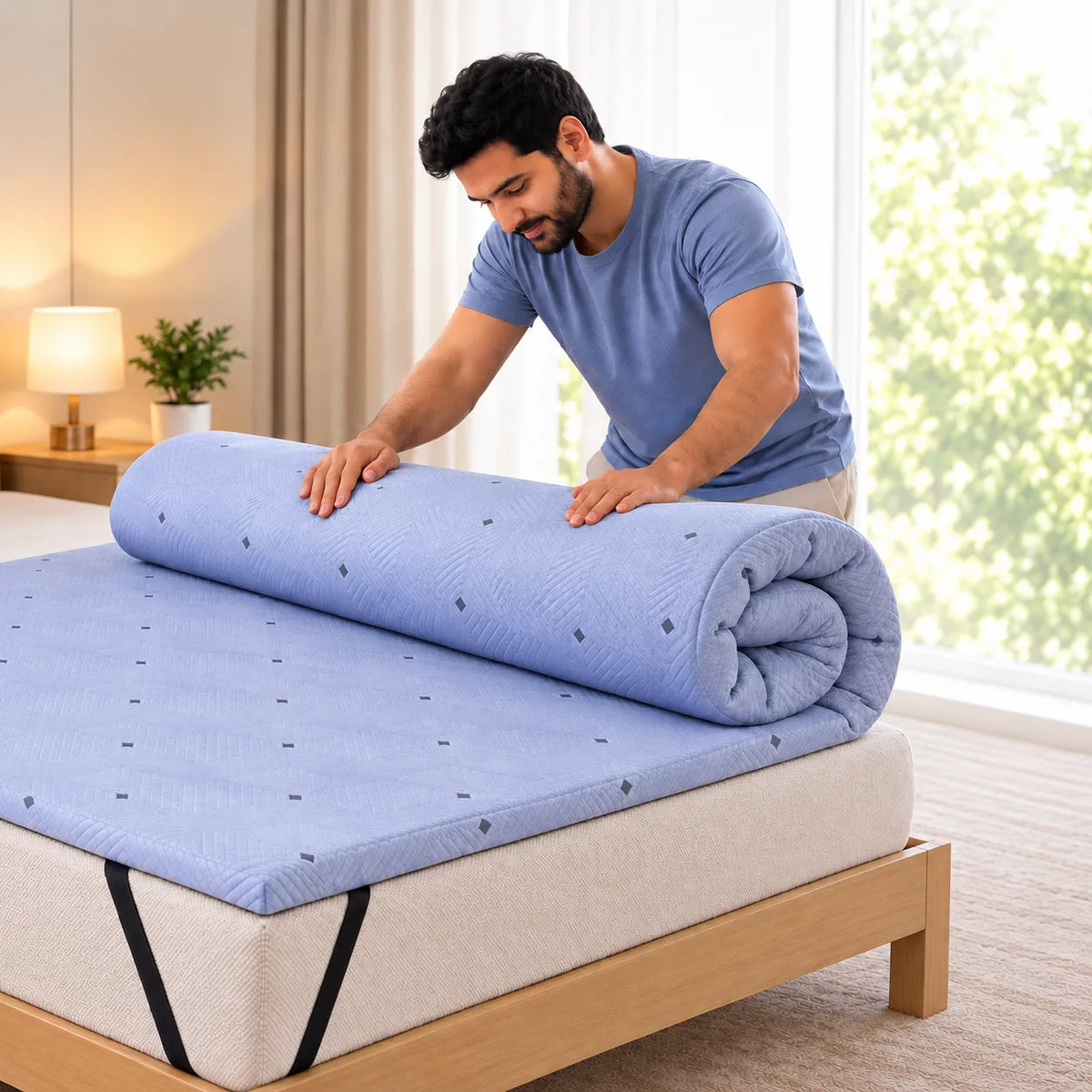 Cloudrix™ CoolWeave™ Memory Foam Topper