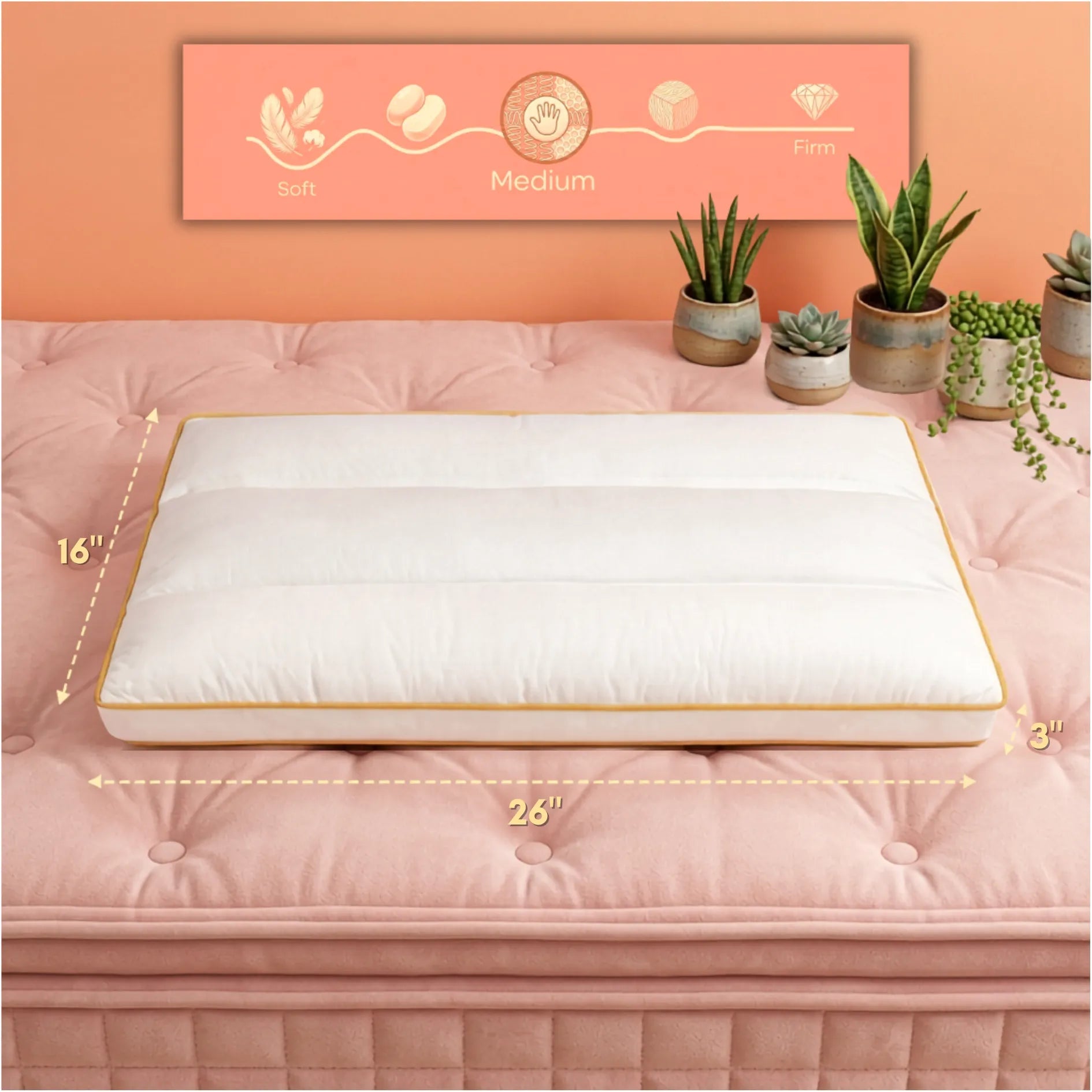 Slim Microfiber Pillow NITYAM