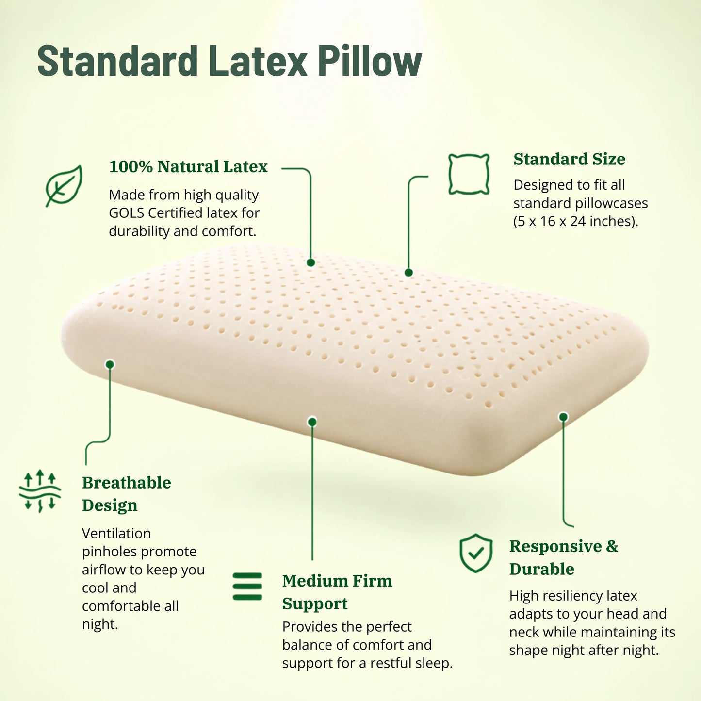organic latex pillow