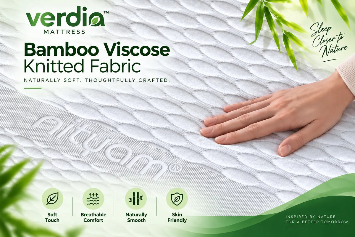 Verdia GOLS certified natural latex mattress by Nityam