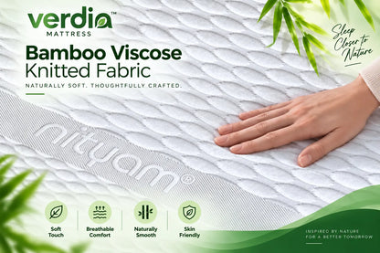 Verdia GOLS certified natural latex mattress by Nityam