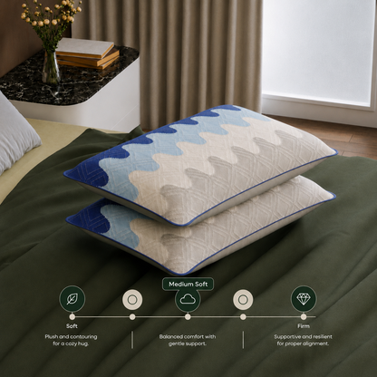 Cloudrix™ Standard Memory foam pillow Nityam