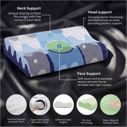 Cloudrix™ Contour Memory Foam Pillow
