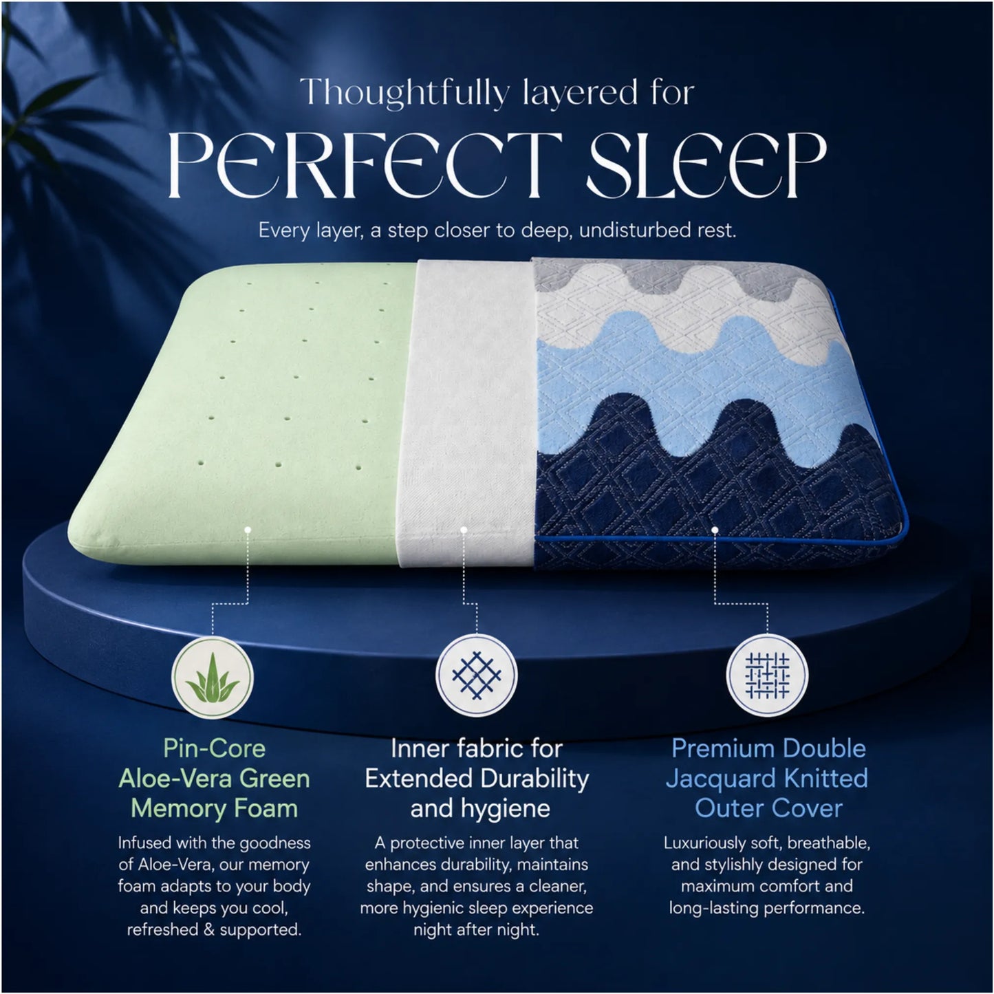 Cloudrix™ Standard Memory foam pillow