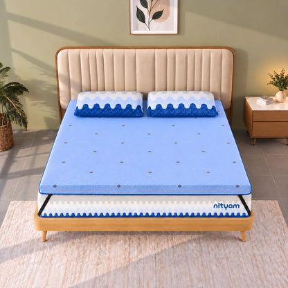 Cloudrix™ CoolWeave™ Memory Foam Topper