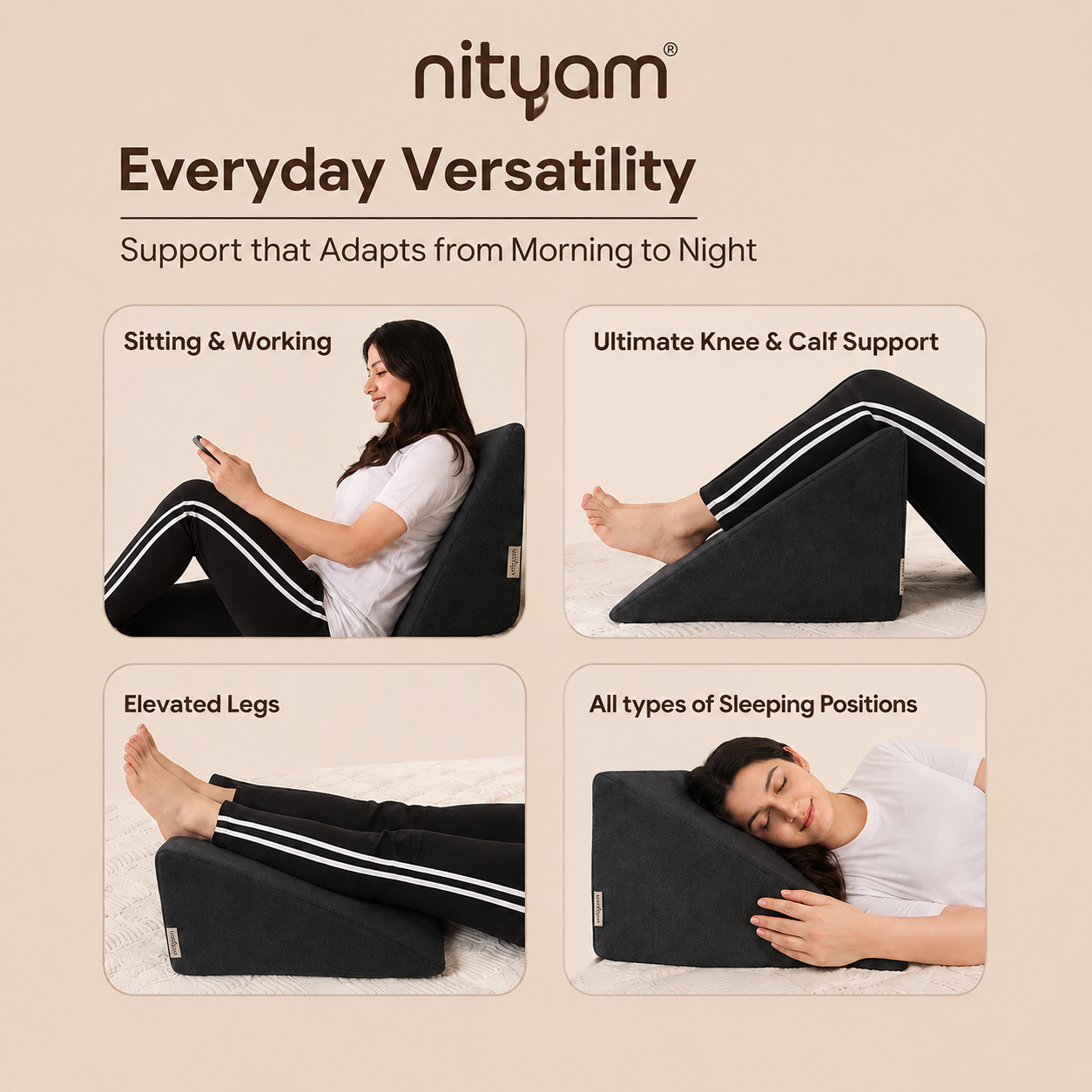 Nityam Ergonomic Wedge Cushion