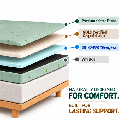 Verdia™ Natural Latex Mattress Topper