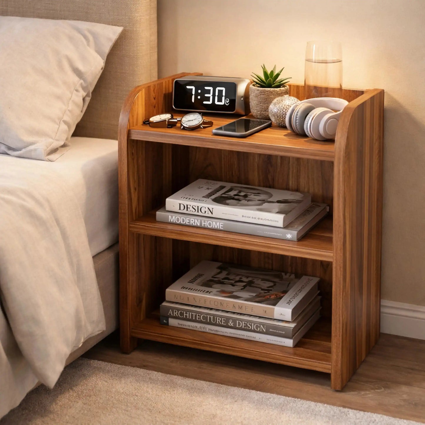 End Table Engineered Wood Side Table