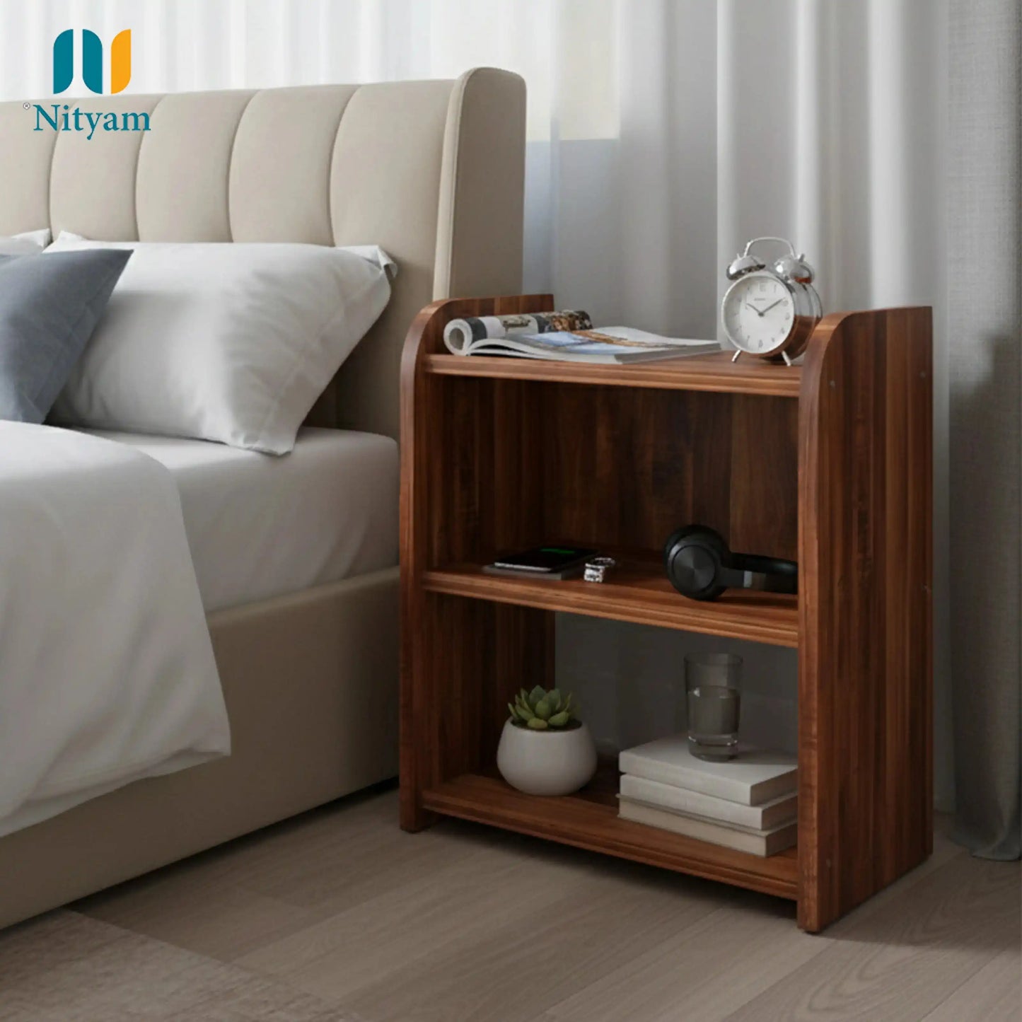 End Table Engineered Wood Side Table