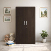 NITYAM woodenwardrobe, wardrobestorage Engineered Wood 2 Door Wardrobe