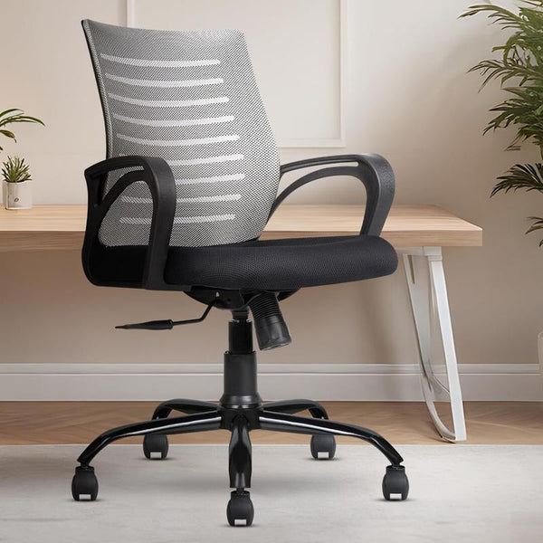 NITYAM Office Chair for Work From Home| Study Chair For Student Plastic Bar Chair