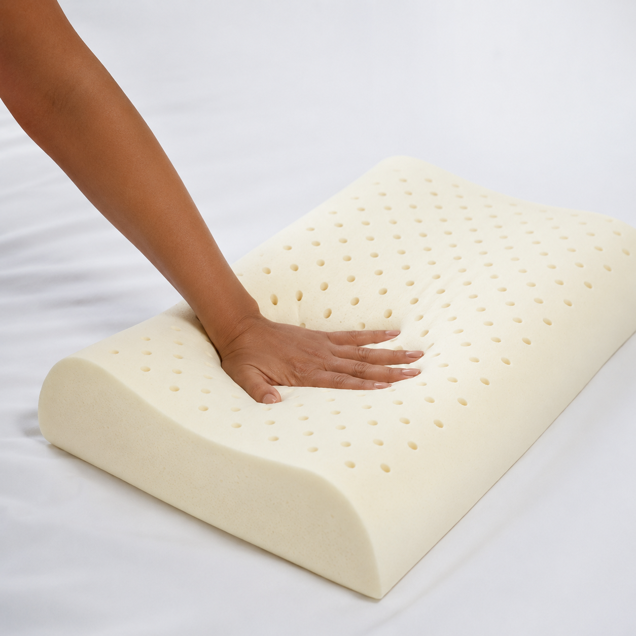 Nityam 100% Natural Latex Contour Pillow