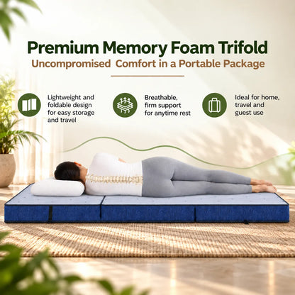 Premium Memory Foam Tri-Fold Mattress