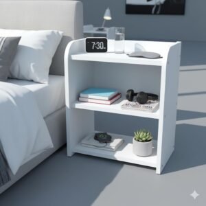 bed sofa side table white (1)