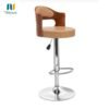 NITYAM Seating Bar Stool Chair for Kitchen Office Home Bar Restaurant Shop Counter, Round Shape Cushion with Backrest, Adjustable Height, Chrome Base, 360° Swivel (8)